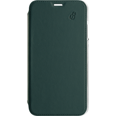 Folio en Cuir Premium dos Crystal Vert pour iPhone 11 Pro Beetlecase