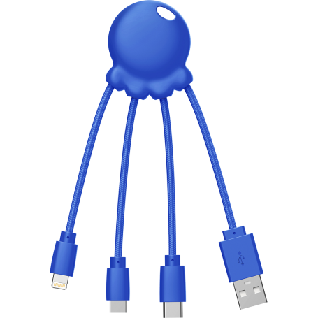Câble 3 en 1 Octopus Ecoresponsable USB A/micro USB & USB C & Lightnin