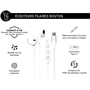 Ecouteurs USB C Bouton Garanti à vie Conception renforcée Blanc - 100%