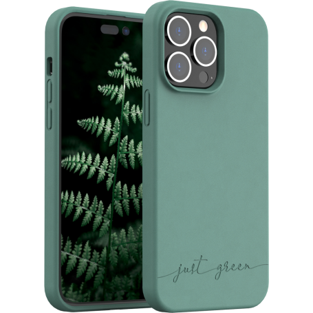 Coque Apple iPhone 14 Pro Max Natura Night Green - Eco-conçue Just Gre