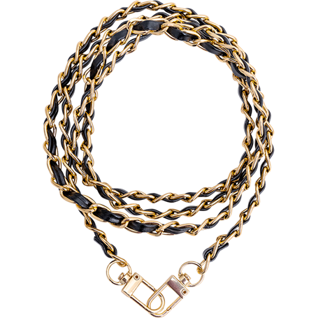 Bandoulière + dragonne assortie Universelle Amovible Chaine Gold + Noi