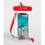 Pochette Etanche IPX8 Universelle Rouge - Entièrement recyclable Just