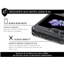 Double Coque Renforcée Samsung G Z Flip 5 DUO Transparente - Garantie 