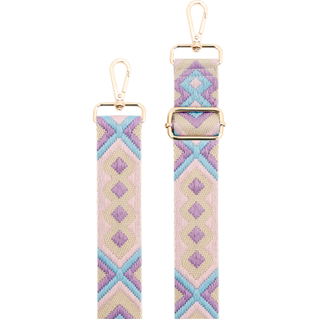 Bandoulière téléphone Universelle Lanière Brésilienne Violette et Rose