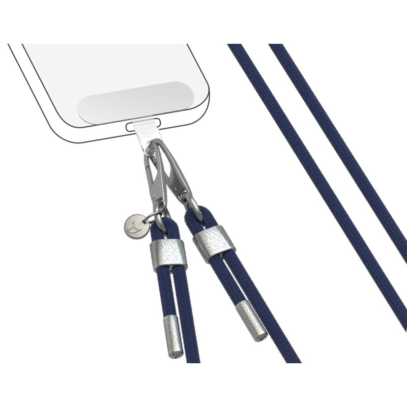 Bandoulière téléphone Universelle Cordon Bleue - Garantie à vie Force