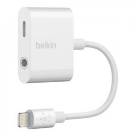 Belkin Rockstar Câble De Téléphone Portable Blanc Lightning Lightning + 3.5mm