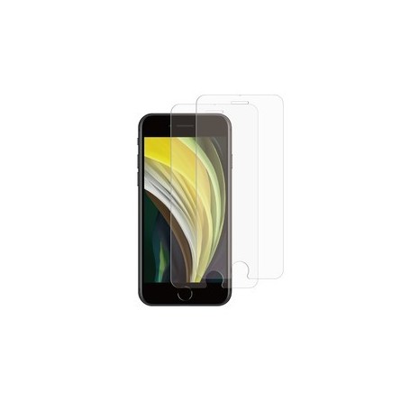 Pack 2 Verre Trempe Plat iPhone Se/8/7/6S/6