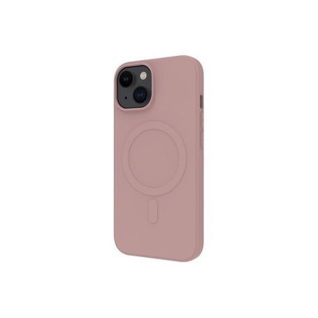 Magsafe Soft Touch Rose Poudre iPhone 15