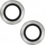 Camera Rings Silver Diamond iPhone 15/15 Plus