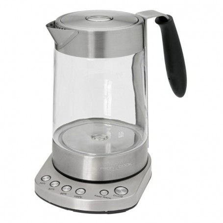 Bouilloire Clatronic PC-WKS 1020 G Noir Acier inoxydable 3000 W 1,7 L