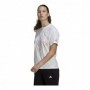 T-Shirt à manches courtes femme Adidas Giant Logo Blanc