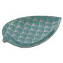 Centre de Table DKD Home Decor 27,5 x 16 x 3 cm Turquoise Oriental Chr