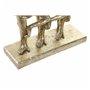 Figurine Décorative DKD Home Decor FZ-91957 Gris Doré Résine Rectangul