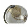 Globe terrestre DKD Home Decor Gris Doré Colonial (27 x 25 x 61 cm)