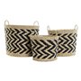 Set de basket DKD Home Decor Fibre (40 x 40 x 35 cm)