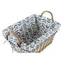 Panier DKD Home Decor Polyester osier 40 x 30 x 20 cm