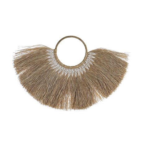 Décoration murale DKD Home Decor Naturel Jute Ethnique (60 x 2 x 39 cm