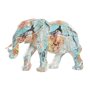Figurine Décorative DKD Home Decor Eléphant Résine Multicouleur (37,5 
