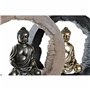 Figurine Décorative DKD Home Decor Noir Doré Buda Oriental 20,8 x 6 x 