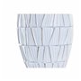 Vase DKD Home Decor Blanc Résine Moderne (19 x 19 x 60 cm)