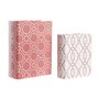 Caisse DKD Home Decor Livre Toile Bois 20 x 8 x 26 cm (2 Unités)