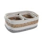 Boîte Décorative DKD Home Decor Fibre naturelle 33 x 23 x 13 cm