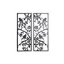 Décoration murale DKD Home Decor (2 Pièces) Métal Oiseaux Shabby Chic 