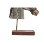 Figurine Décorative DKD Home Decor Cheval Fer Bois de manguier (24 x 1