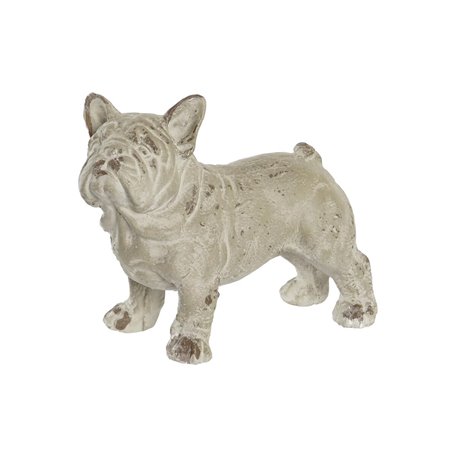 Figurine Décorative DKD Home Decor Finition vieillie Gris Résine Chien