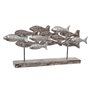 Figurine Décorative DKD Home Decor Finition vieillie Marron Aluminium 