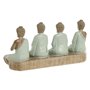 Figurine Décorative Home ESPRIT Blanc Vert Buda Oriental 24 x 9 x 11 c