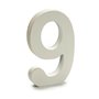 Numéro 9 Bois Blanc (1,8 x 21 x 17 cm) (12 Unités)