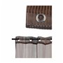 Rideau 140 x 260 cm Marron (6 Unités)