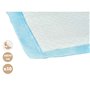 Alèse 40 x 60 cm Bleu Blanc Papier Polyéthylène (10 Unités)
