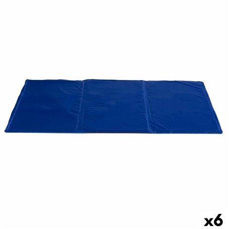 Tapis pour chien Rafraîchissant Bleu Mousse Gel 49,5 x 1 x 90 cm (6 Un