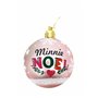 Boule de Noël Minnie Mouse Lucky 10 Unités Rose Plastique (Ø 6 cm)