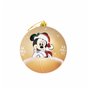 Boule de Noël Mickey Mouse Happy smiles Doré 6 Unités Plastique (Ø 8 c
