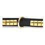 Collier pour Chien Gloria Duna Noir Doré (60 x 2.5 cm)