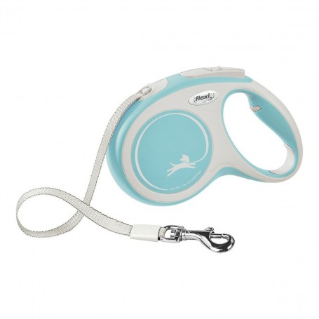 Laisse pour Chien Flexi NEW COMFORT Bleu clair Taille XS
