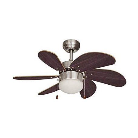 Ventilateur de Plafond avec Lumière EDM Aral Wengue Wengue A 50 W