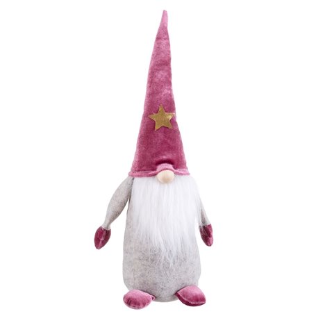 Décorations de Noël Blanc Rose Sable Tissu 50 cm