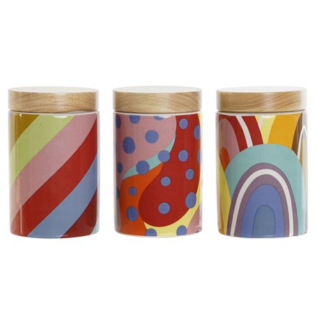 Boîte DKD Home Decor Multicouleur Naturel Bambou Dolomite 1 L 10 x 10