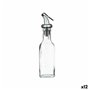Huilier Transparent verre Acier 180 ml (12 Unités)