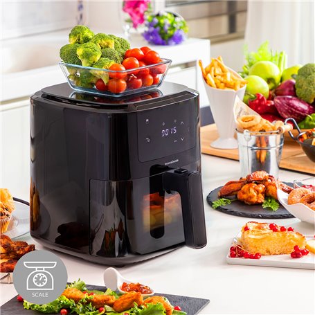 Friteuse sans huile avec balance InnovaGoods Fryinn Balance 5000 Noir