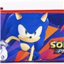 Trousse Fourre-Tout Triple Sonic Violet 22,5 x 2 x 11,5 cm