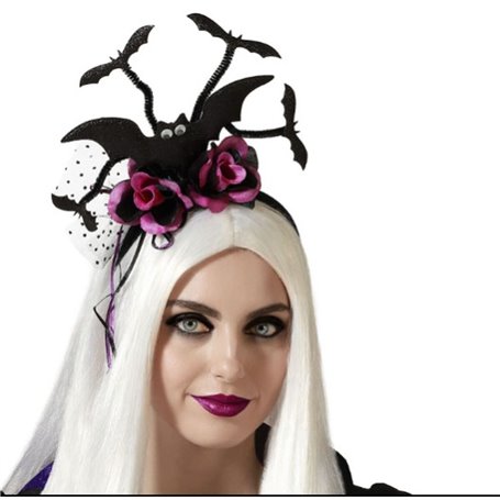 Serre-tête Chauve-souris Halloween Pourpre