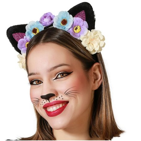 Serre-tête Fleurs Oreilles