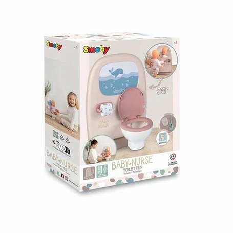 Accessoires pour poupées Smoby Toilettes Accessoires 2 en 1 34 x 25 x