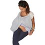 Couverture d'allaitement Tineo Gris