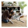 Hamac pour Bébé Ingenuity Dual-Direction Swing Blanc Gris